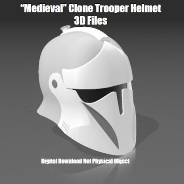 Medieval Clone Trooper Helmet 3D files(3mf)