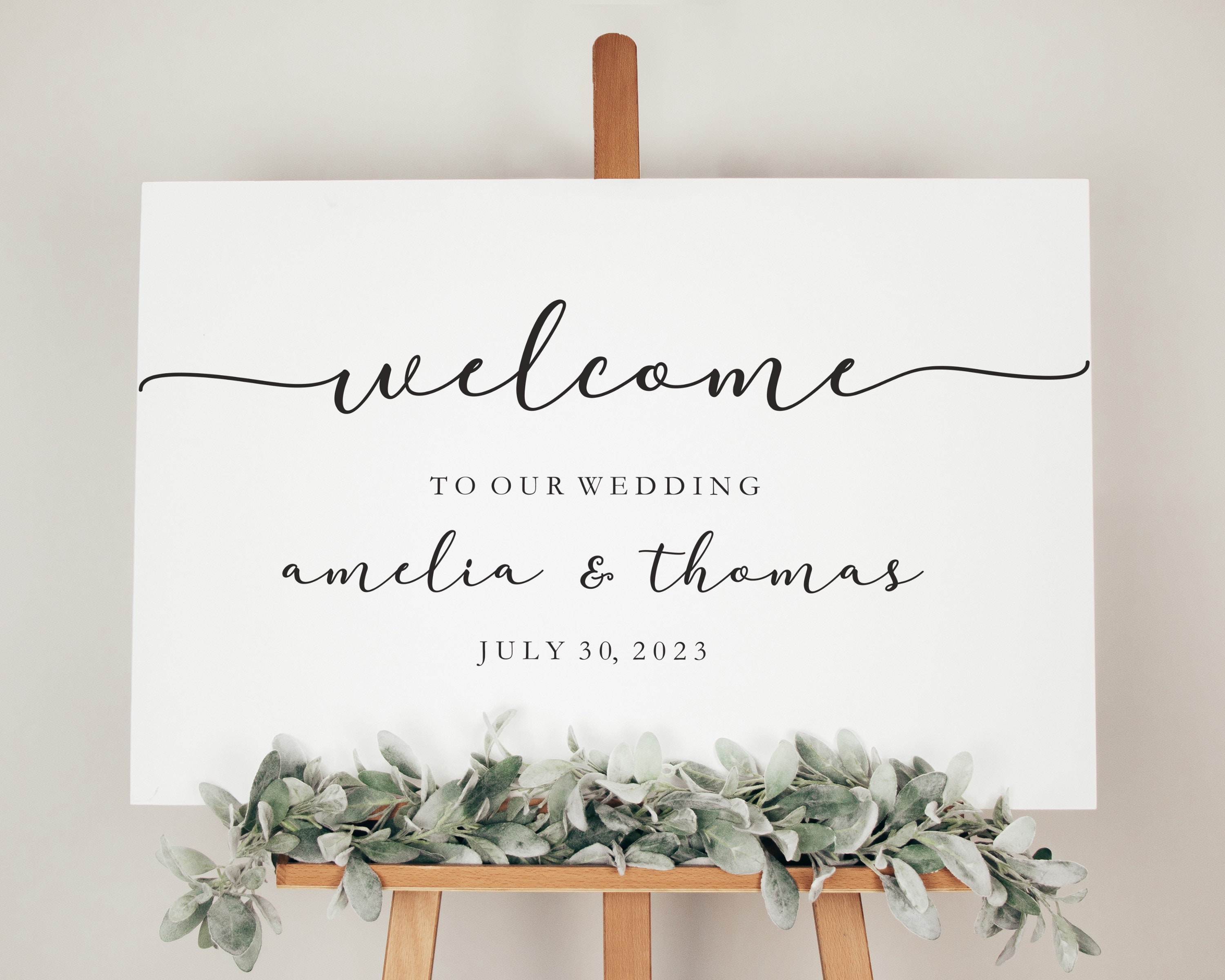 Welcome Sign Stand 4'x3' 