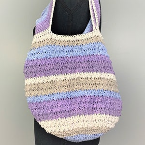Darling Bag Crochet Pattern, Market Bag Crochet Pattern, Crochet Bag image 1