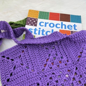 Granny Square Tote Bag Crochet Pattern