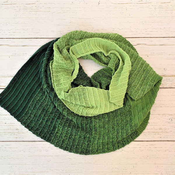 Emerald Asymmetrical Shawl