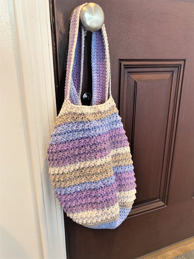 Darling Bag Crochet Pattern, Market Bag Crochet Pattern, Crochet Bag image 6