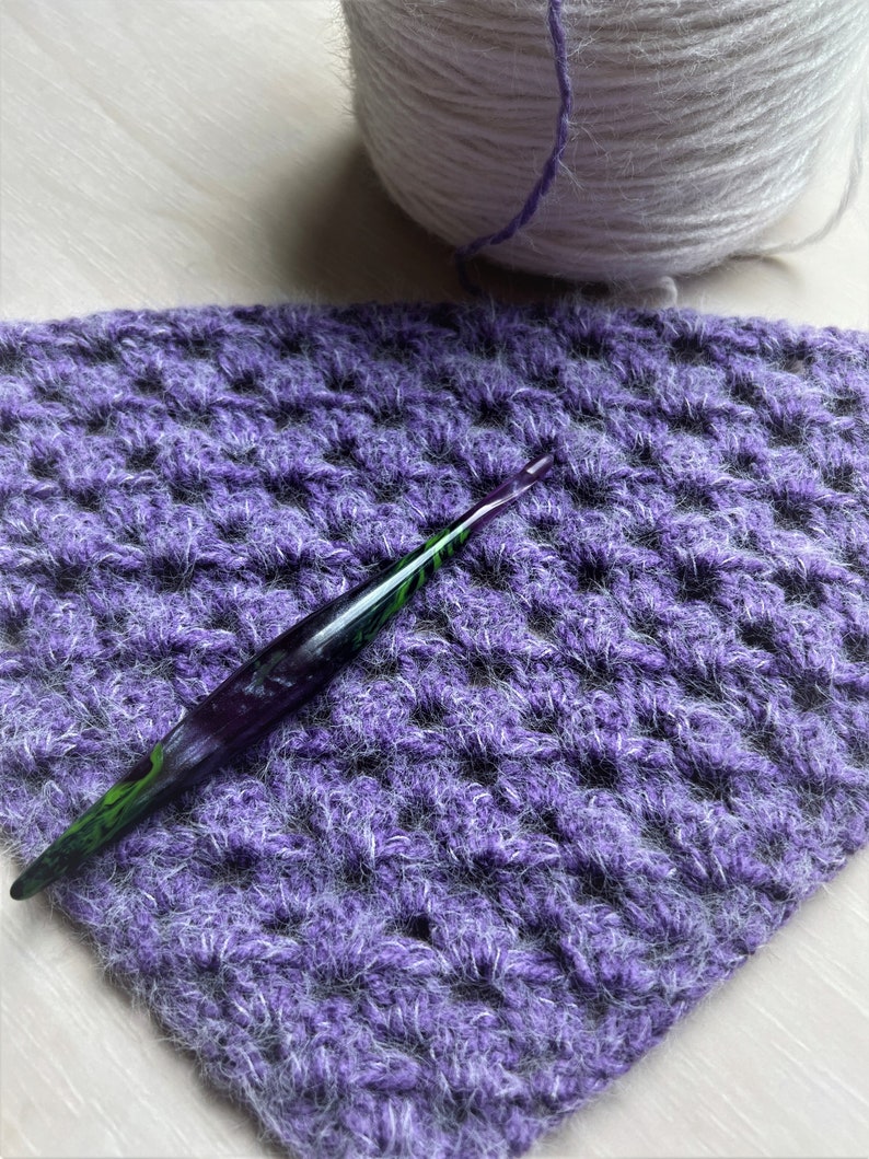 Granny's Love Triangle Scarf Crochet Pattern image 6