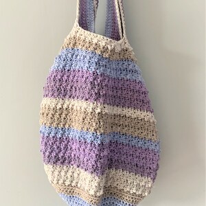 Darling Bag Crochet Pattern, Market Bag Crochet Pattern, Crochet Bag image 5