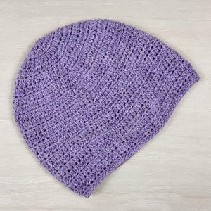 Lavender Honey Beanie Crochet Pattern