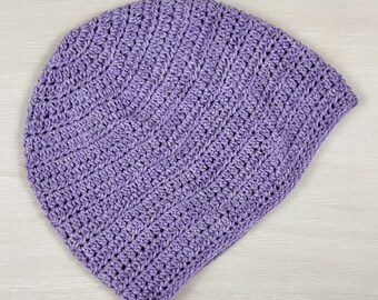 Lavender Honey Beanie Crochet Pattern