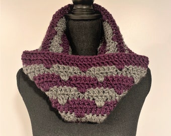 Autumn Love Cowl Crochet PATTERN