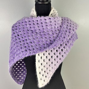 Granny's Love Triangle Scarf Crochet Pattern image 1