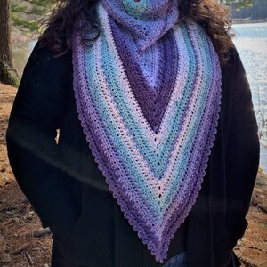 Gilmore Triangle Scarf Crochet Pattern image 7