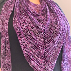 Amethyst Scarf Crochet Pattern image 2