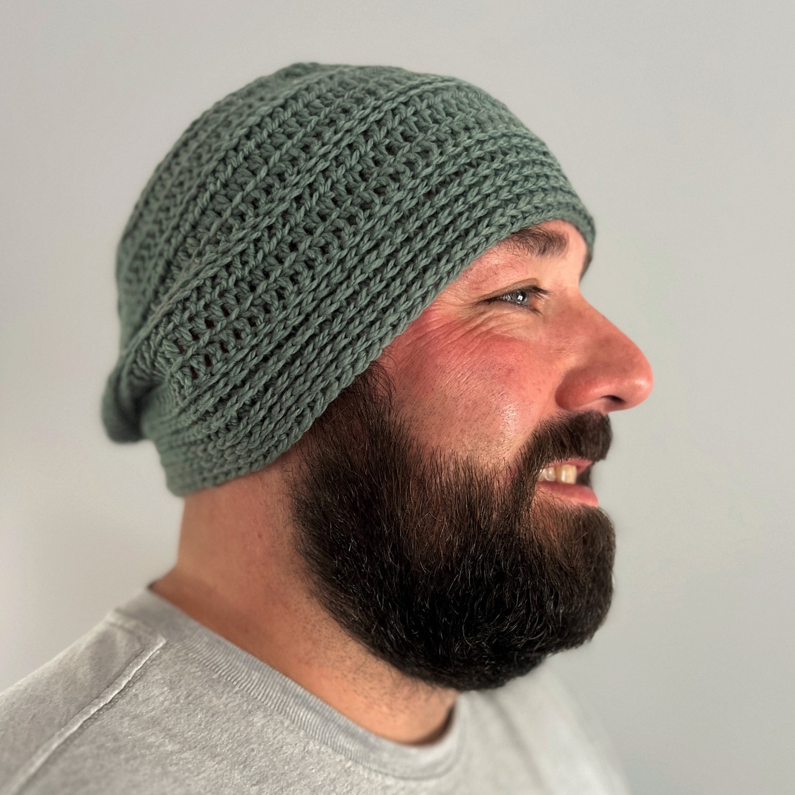 Smokey Ridge Beanie Crochet Pattern - Etsy