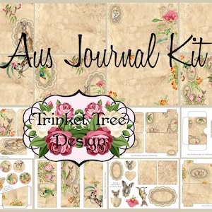 Aussie Journal Kit Junk Journal Printable Digital
