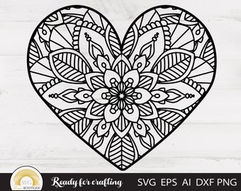 Download Vintage Heart Svg Etsy