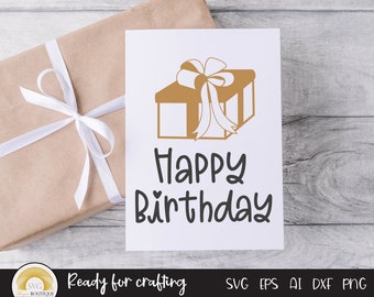 Happy Birthday svg, Gift svg, Birthday Party svg, Svg files for cricut