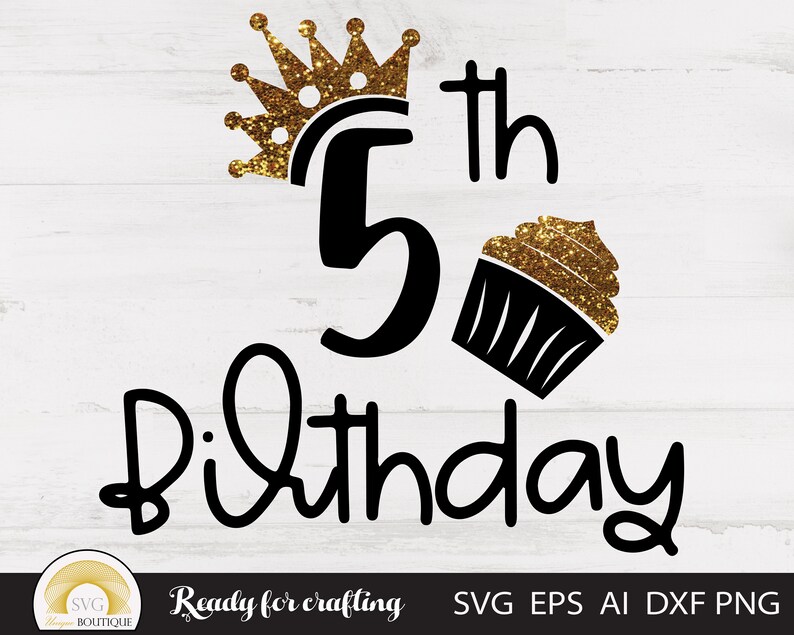 Download Cricut Fifth Birthday Svg Birthday Girl Svg Happy Birthday Svg Silhouette Cut Files 5th Birthday Svg Birthday Shirt Svg Digital Prints Art Collectibles Shantived Com