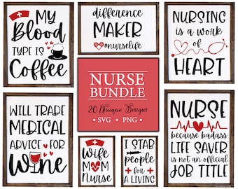 Nurse svg bundle, Nursing svg, Medical svg