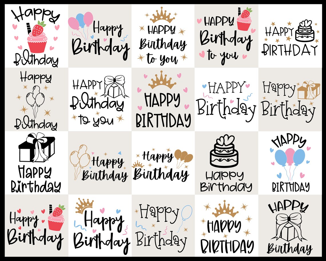 Download Happy Birthday svg Birthday svg bundle Birthday cake svg ...
