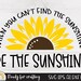Sunflower Svg, When You Can't Find the Sunshine Be the Sunshine, Flower ...