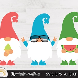 Download Gnomes Svg Beach Gnome Svg Summer Gnome Svg Files For Etsy