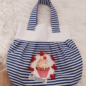 Ballontasche Spieltasche Mädchenbeutel Beutel Cupcake für kleine Mädchen