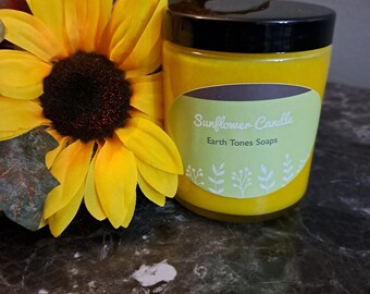 Sunflower Candle