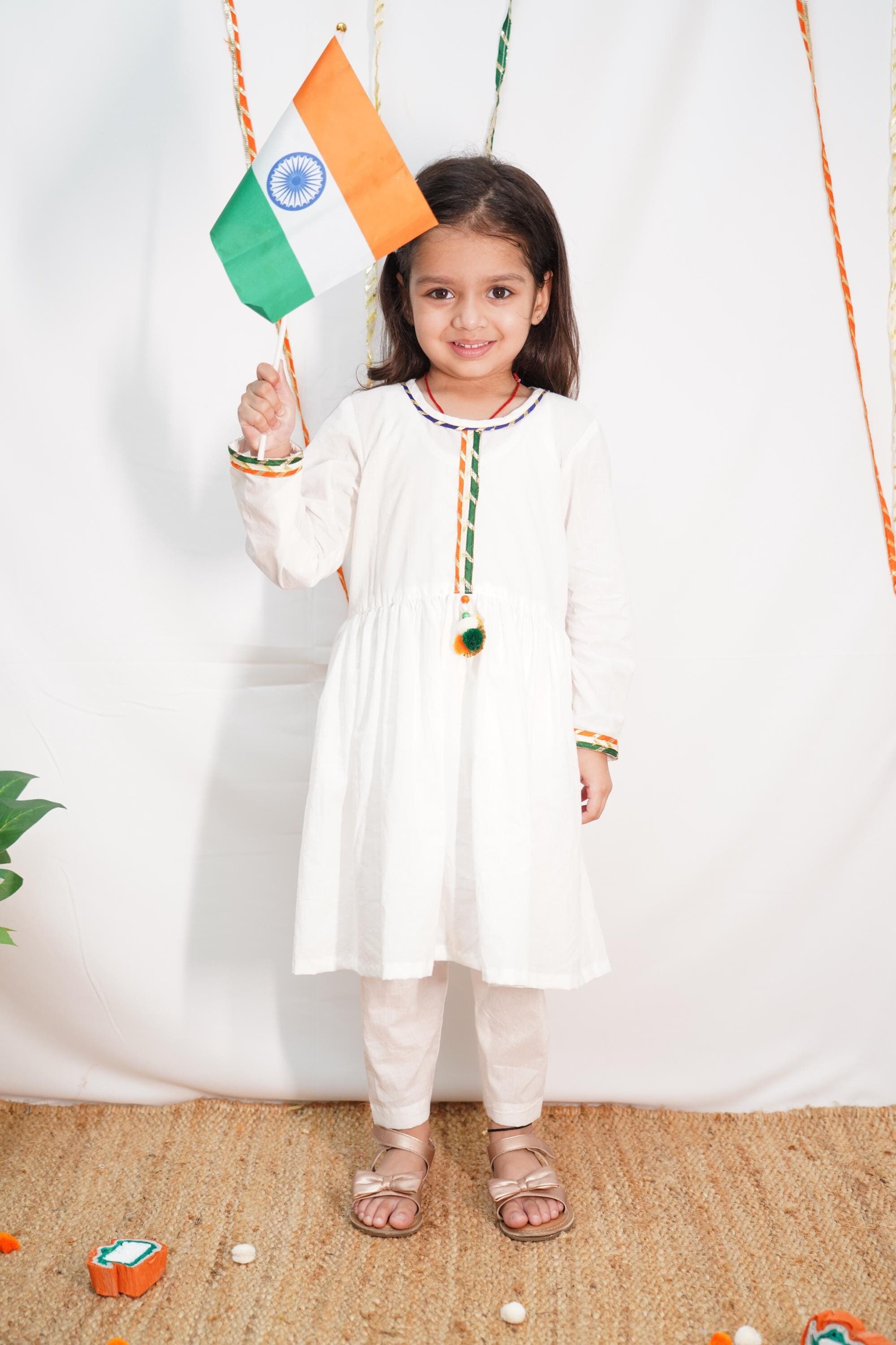 Baby girl white kurta deals