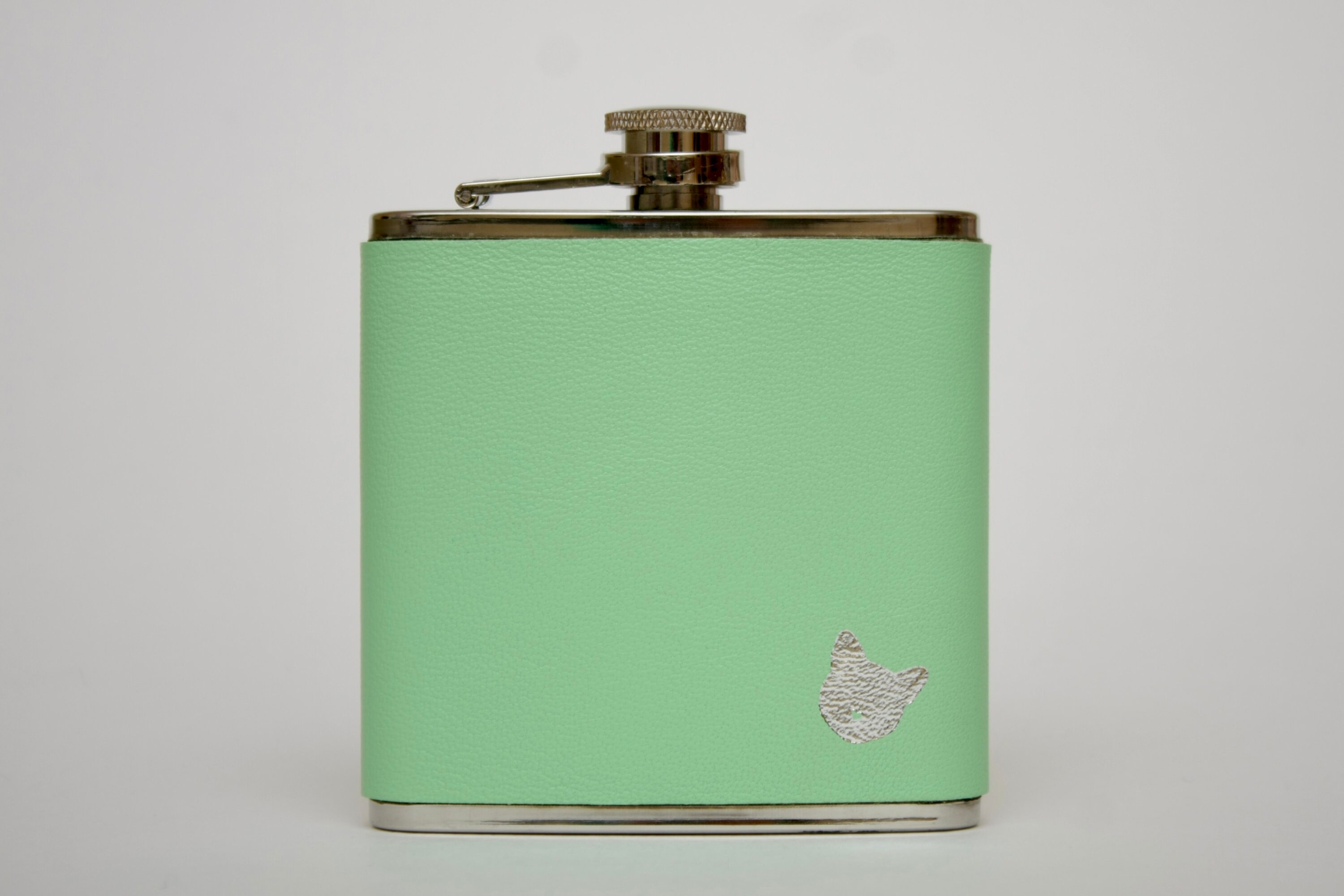 Cute flask Flask for women Cat lover gift Funny flask Etsy