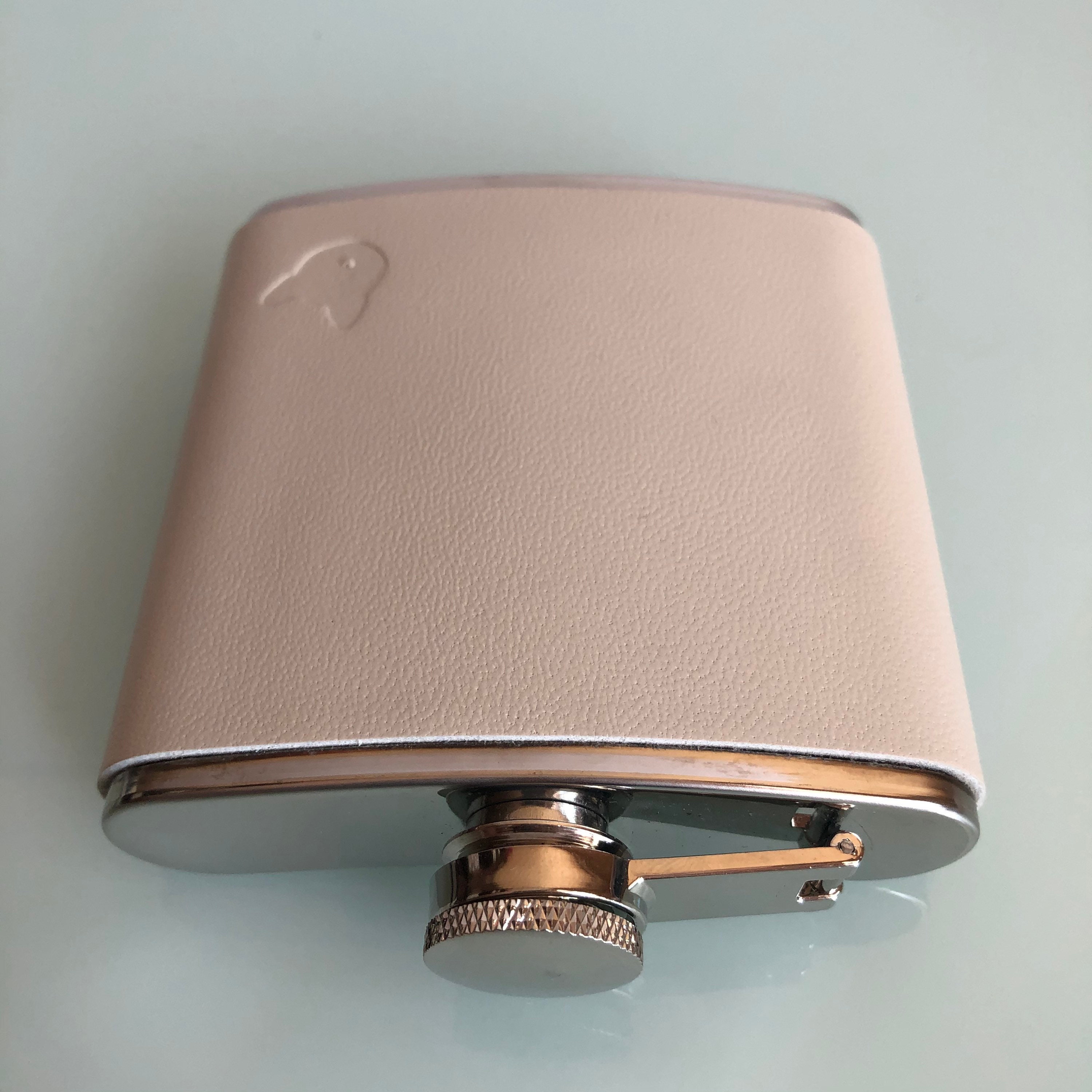 Cute Flask Leather Hip Flask Cute Hip Flask Cat Flask Etsy