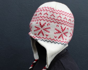 Fleece Lined Knitted Sherpa Hat - Etsy