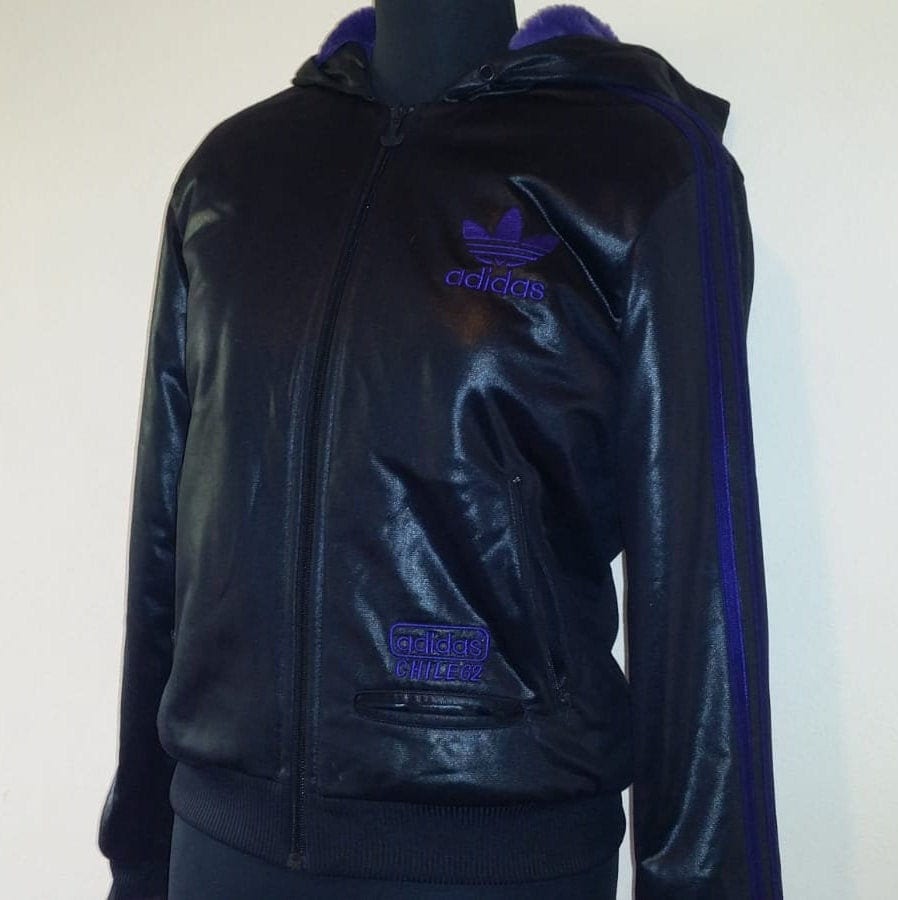 Adidas chile 62 padded hooded bomber🔥🔥 in great - Depop