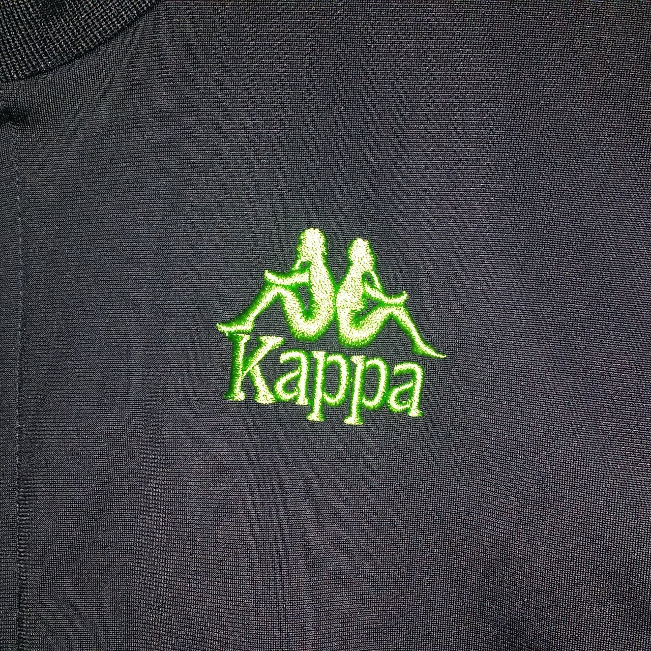 dark blue kappa tracksuit