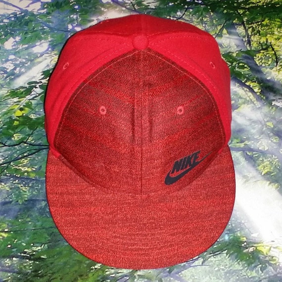 Vintage Nike Snapback Cap Red