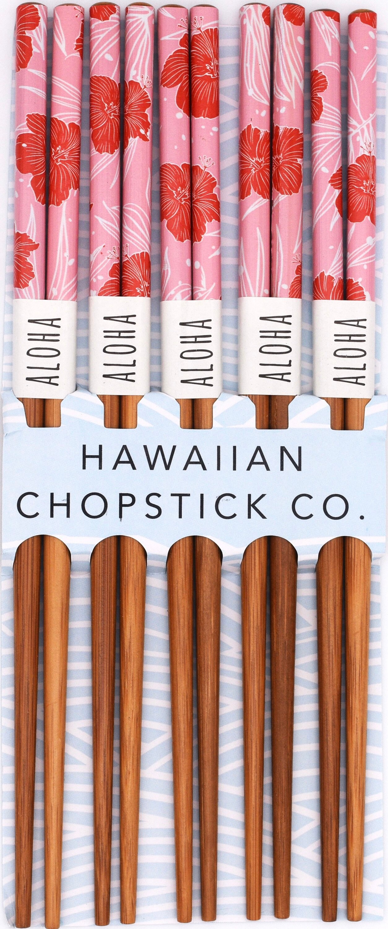 NEW Reusable Bamboo Chopsticks, Food Safe Finish, Pack of 5 Pairs