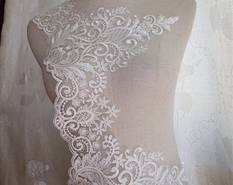 Delicate Ruffled Lace Trim Dress Shoulder Straps Trimming Sewing Accessories
