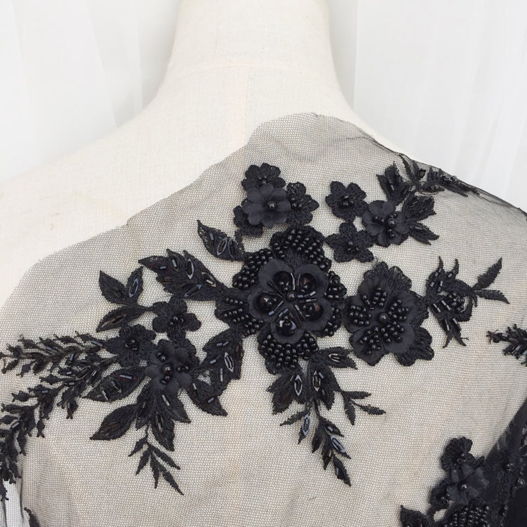 Purple 3d Velvet Lace Eb3023