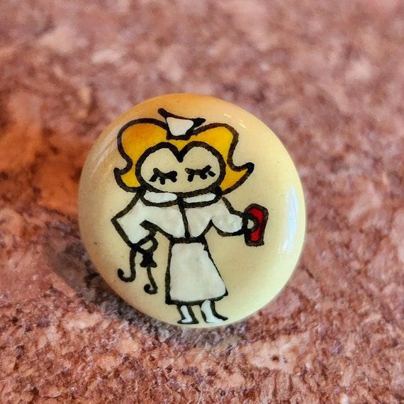 Vintage nurse pin - image 2