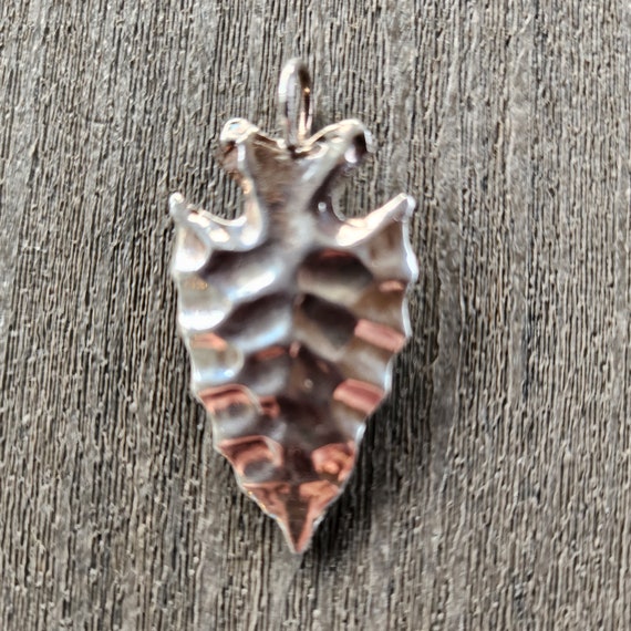 Vintage Sterling Silver Handcrafted Arrowhead Pen… - image 1