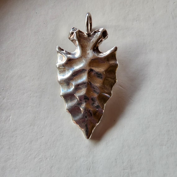 Vintage Sterling Silver Handcrafted Arrowhead Pen… - image 3