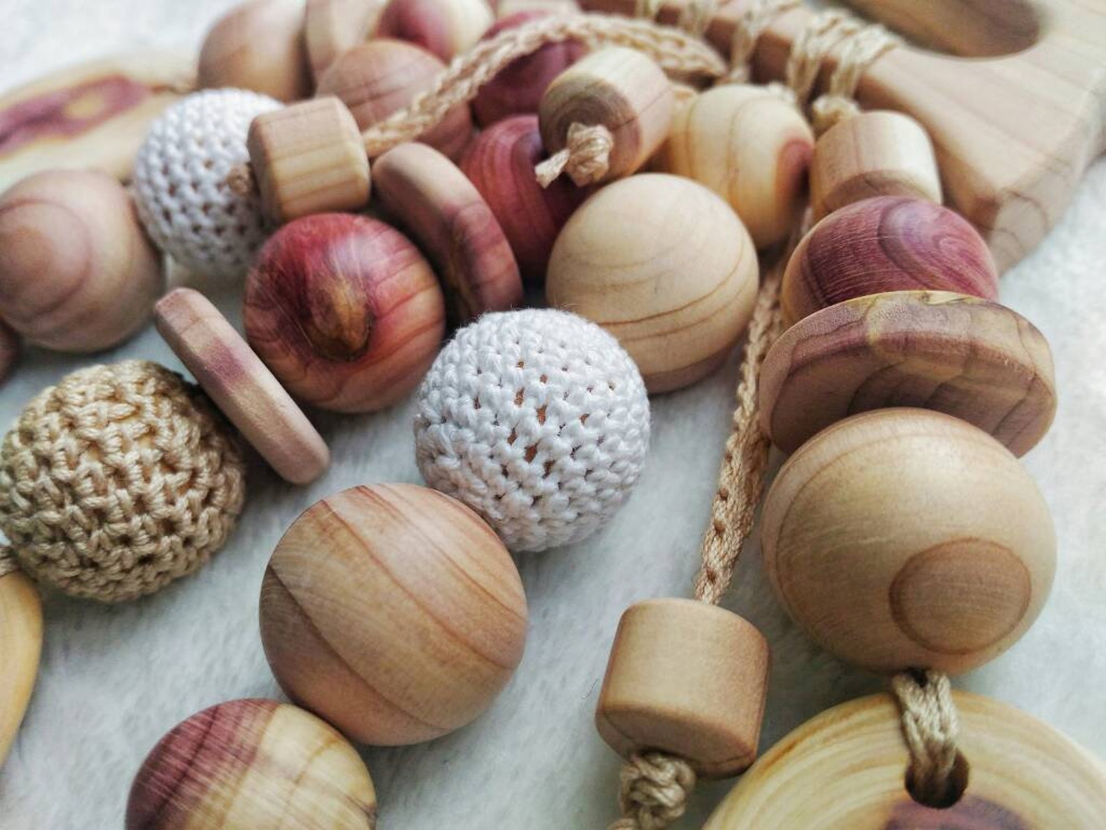 Wooden baby Rattle toy Natural Baby toys Baby Sensory toys Etsy