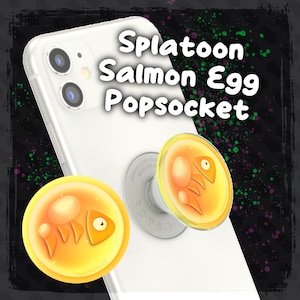 Salmon Egg Popsocket Phone Grip - Splatoon 3 UNOFFICIAL Merch