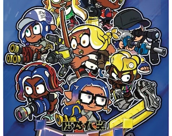 A4 POSTER Splatoon 3 Unofficial Merch - Tableturf