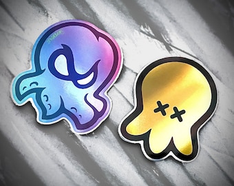 Splatoon 8cm Holographic Locker Stickers - Unofficial Merch
