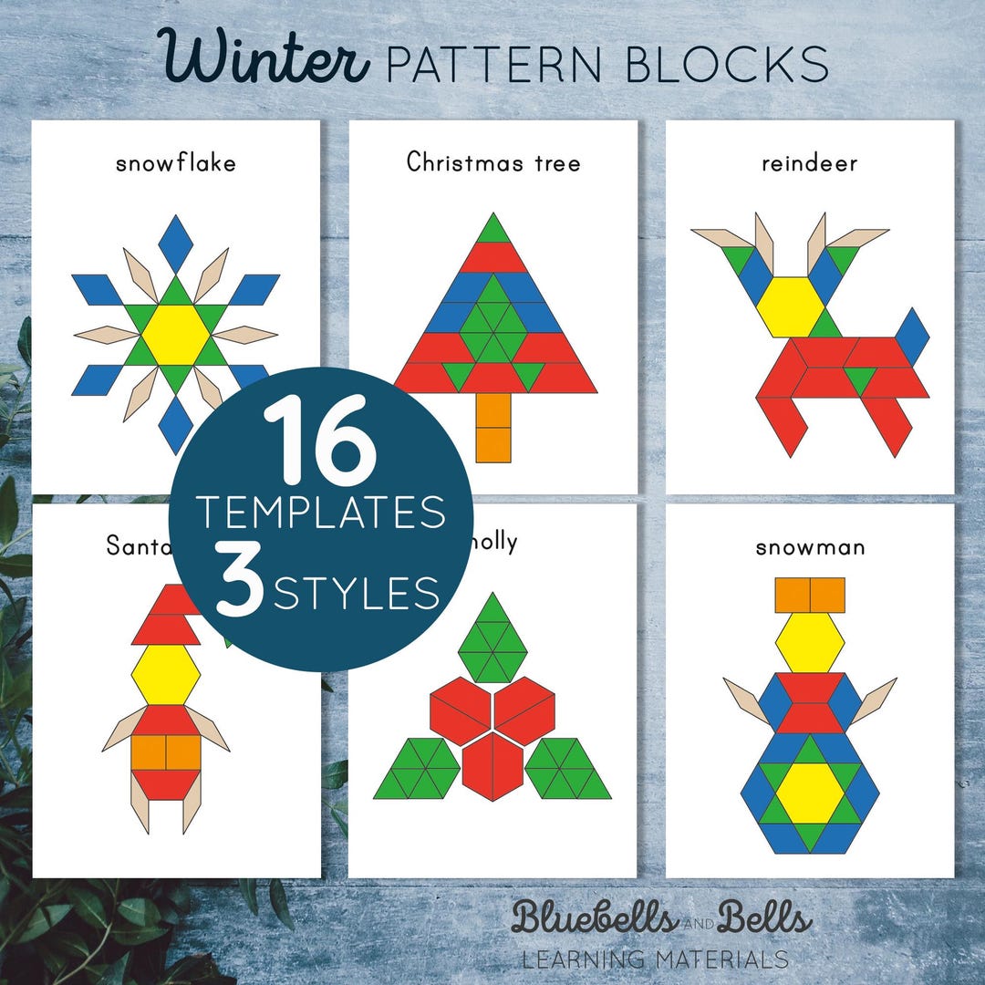 winter-pattern-blocks-templates-preschool-and-kindergarten-printable-matching-activity-etsy