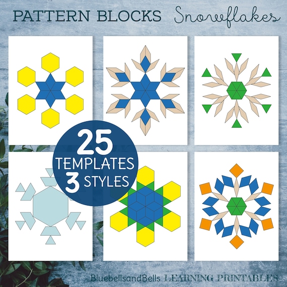Printable Snowflake Winter Sorting by Color Activity