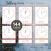 Telling Time Montessori 3-part Cards. Level 2 Nomenclature Cards Clock ...