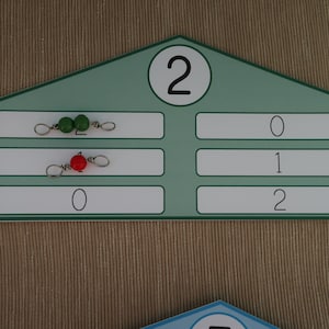 Montessori Bead Addition Activity. Montessori Printable Math Bead ...