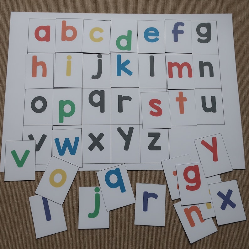 Letter Matching Printable Activity. Alphabet Recognition Game for ...