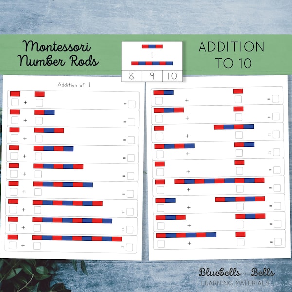 Numberal Rods - Etsy UK