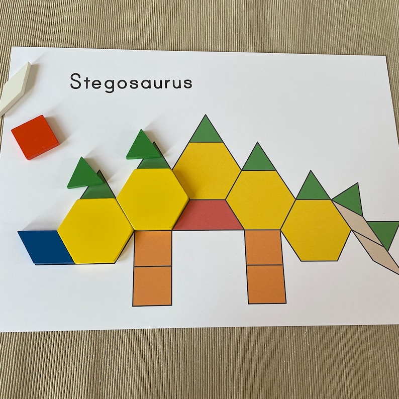 Dinosaur Pattern Blocks Printable Templates. Preschool and Etsy Dinosaur Pattern Blocks Printable Templates. Preschool and Etsy