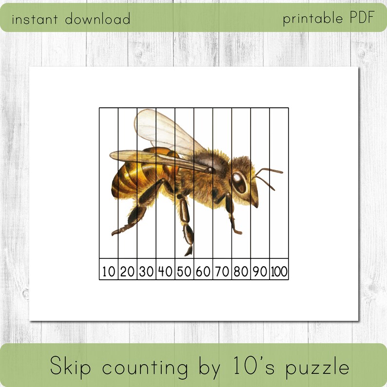 Skip Counting by 2s by 5s and by 10s Puzzles. Math 1st Grade. - Etsy